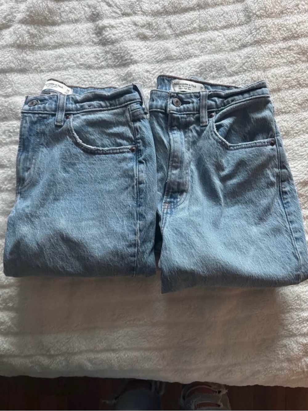 2 Pairs Abercrombie & Fitch Jeans Curve Love